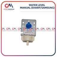 Baru Water Level Manual 2 Mesin Cuci Sharp 8 Kg 1 Tabung Top Loading