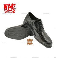 Kasut Potong GD Pegawai Johnson Original Shoes Brogue Kawad Tugas Am Kulitkraf Operasi Drill Kulit K