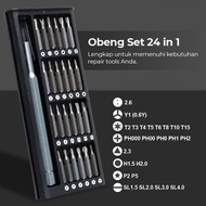 24 in 1 black screwdriver set + box