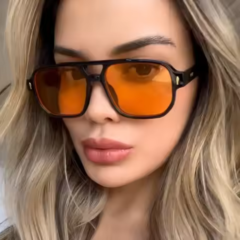 1pcs/4pcs Brand Fashion Square Women Men Sunglasses Retro Rivets Women Brand Designer Shades UV400 S