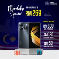 Infinix Smart 8 Pro / Smart 8 (4+128GB / 3+64GB) - READY STOCK 1 Year Infinix Malaysia Warranty mmbp