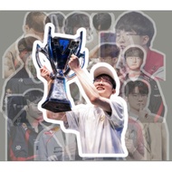 Set of 146 Faker Stickers – Waterproof, Sharp Color Printing, Gamer Quality