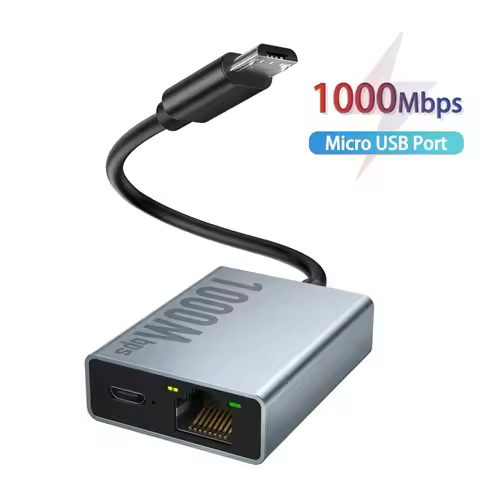 1000Mbps Network Card Type C USB Ethernet Adapter for Chromecast 4K Google TV Smartphones Tablets An