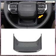 [L E U R] For   250 Prado LC250 2024 Car Steering Wheel Trim Cover Decoration Interior Accessories C