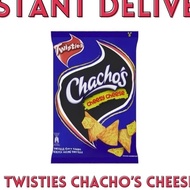 INSTANT DELIVERY - 70G TWISTIES CHACHOS CHEESY CHEESE / SNEK KEJU TWISTIES CHACHOS