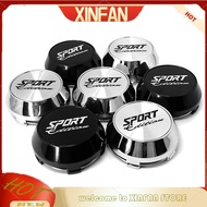 XINFAN (4ชิ้น) ล้ออุปกรณ์กีฬา60มม. ล้อหมวกสำหรับ Enkei รังสี Rpo1 VOLK SSR ฝาครอบกันฝุ่น