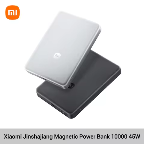 Xiaomi Jinshajiang Power Bank 10000 45W MAX WPB1025S Qi Wireless Charge Ultra-thin Portable Battery 