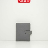 Flashee Financial Binder A6 Ring 6 Grey Cover Binder A6 Hole 6 Ring Grey