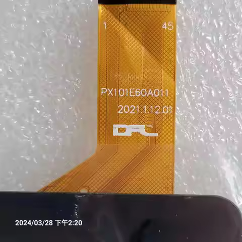 Black 10.1 inch 45Pins PX101E60A011 238*158MM Tablet Capacitive Touch Screen Digitizer Sensor Glass 