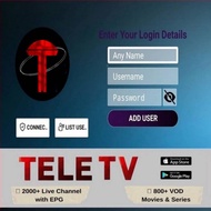[FAST] TELE TV Malaysia / 1 BULAN/ 3 BULAN / 6 BULAN Tele Tv Support TELETV PLAYER, TELE TV Iptv Str