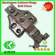 Aluminum Cabinet Hinge Aluminium Frame Cabinet Hinge Soft Close Slim Edge Cabinet Hinge Engsel Kabinet Aluminum 铝橱门铰链