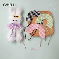 CAMELLI Checkered Cloak,|Outfit Cotton Stuffed Doll Doll Clothes, Kawaii Checkered 10~15cm 15cm Cott
