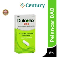 Dulcolax 5 mg For Children 6 Suppositoria