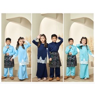 Baju Melayu Kanak2 / Baju Kurung Kanak2 / Baju Raya 2022 Baby Blue Navy Blue Sky blue