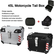 Motorcycle Top Box 36L/45L/55L/57L Large Capacity Waterproof Motorcycle Tail Box Storage Top Box Kot
