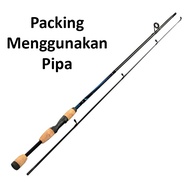 Joran 1.8 Meter 2 Segment Bahan Carbon Fiber Packing Pipa - Gagang Pancing - Fishing Rod - Tongkat P