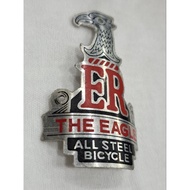 60'~70' ER The Eagle All Steel Bicycle Head Badge For Vintage Bicycle Brand New