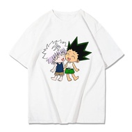 2025 Tay Ngắn Cổ Tròn 100% Cotton Mẫu Mới T Áo Thun Women T-shirt Killua Hunter X Hunter Tshirt HxH