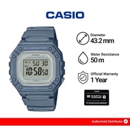 CASIO GENERAL W-218HC-2A WATCH ORIGINAL W218HC DIGITAL RUBBER WITH WARRANTY