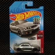 Hot WHEELS NISSAN SKYLINE GTR BCNR33 R 33 ZAMAC FACTORY SEALED