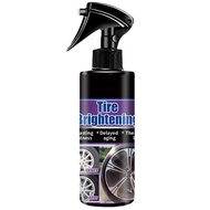 Tire Shine Spray 100ml Tire Dressing Protector Auto Tire UV Protection Coating Agent and Maintenance Spray Repels Dirt/Water Coating Agent For Car Detailing demeasg