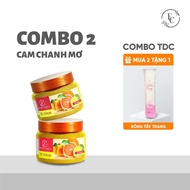 Combo of 2 Citrus Body Scrubs 380g Exclusive Cosmetic Helps Whiten Skin Body Skincare for Women
