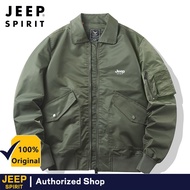 แจ็คเก็ต JEEP SPIRIT และในฤดูใบไม้ร่วงผู้ชายเสื้อแจ็คเก็ตบอมเบอร์ของเสื้อแจ็กเก็ตบุรุษการบิน MA1เสื้