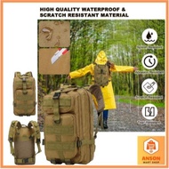 45L Army Military Outdoor School Camping Travel Attack Tactical Backpack Bag Trekking Hiking sport B