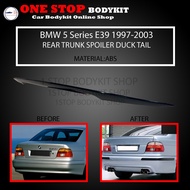BMW 5 SERIES E39 1997-2003 REAR TRUNK SPOILER DUCK TAIL WITH PAINT ABS SKIRT LIP BODYKIT