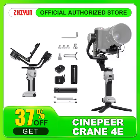 ZHIYUN CINEPEER CRANE 4E Gimbal Stabilizer 3-Axis Handheld for DSLR Mirrorless Cameras for Sony for 