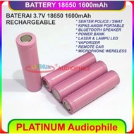 🙏 BATERAI 3.7V 18650 RECHARGEABLE batre baterai cas 18650