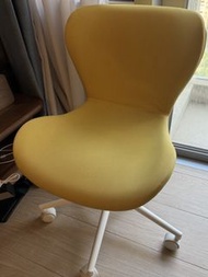 Ikea電腦椅工作椅黃色