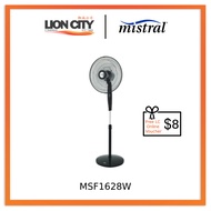 Mistral MSF1628W 16 Inch Stand Fan  - Black, 2yr Full Warranty (Pre-Order/ ETA- May) * Free $8 LC Online Voucher
