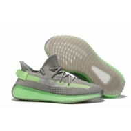 Adldas originals Yeezy boost 350 v2 Shock-Absorbing Wear-Resistant Anti-Slip Lightweight Men's Shoes tenis Women's Shoes Men's Sports Shoes Low-Top Running Shoes Unisex Gray Green