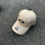 หมวกเบสบอล OAKLEY 47brand Collaborative Vintage Washed Retro Duckbill Cap หมวกทรงโดมสไตล์วินเทจสำหรั