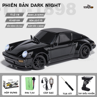 Xe Drift Điều Khiển Từ Xa LD1898 GRT 911 | Vỏ Hợp Kim Drift Cầu Sau Gyro Cân Bằng Servo Đánh Lái Tỷ