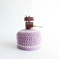 編織薰衣草色瓦斯罐保護套 (登山/露營) 壓縮氣罐 高山氣罐