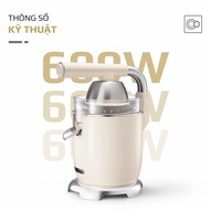 OLIVO CJ26 600W Powered Orange Juicer – Optimal Exhaust Extractor Without Hand Fatigue, Stainless St