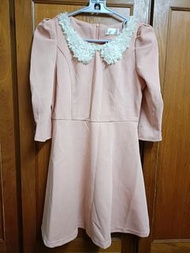 J30 東京著衣YOCO甜美公主袖洋裝 約會宴會正式感端莊洋裝