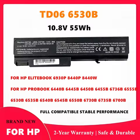 Laptop Battery For Compaq 6530b 6535b 6735b 6500b 6700b 6730b HSTNN-IB1C IB68 DB0E I44C W42C