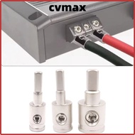 CVMAX Car Audio Connector, Pure Copper Gold Silver Car Speaker Wire Terminal, 0GA 4GA 8GA Wire Reduc