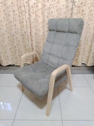 《IRIS》日式舒活休閒椅-加高款- WAC-L 和室椅 躺椅 米色 燈絨布 沙發椅 靠背椅 休閒椅 椅子 折疊椅