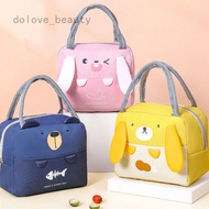 DB Cartoon Cute Rabbit Bear Portable Insulated Thermal Lunch Box Bag Tote Bags