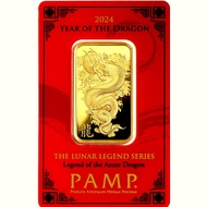 [Special] FAR EAST PAMP Suisse 24K/999.9 Gold 2024 Legend of the Azure Dragon Gold Bar
