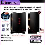 For OPPO FIND N5 N3 Fold Anti Spy Hydrogel Film Screen OPPO FIND N3 FLIP Full Cover Privacy Soft Scr