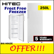 HITEC 250L Frost Free Vertical Upright Freezer HT-FF250U / 200L HT-F210U Energy Saving Standing Type