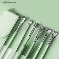 {BUDDI} 6 Pcs Ear Cleaner Kits Earpi Stis Earwax Remover Ear Pi Cleaning Ear Cleanser Spoon Earpi Be
