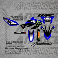 DECAL STICKER YAMAHA WR 155 NEW STICKER YAMAHA WR 155 FREE REQUEST STICKER WR YAMAHA