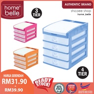 FELTON Drawers Organizer 3 & 4 Tiers Document A4 Paper Stationery/Rak Dokumen