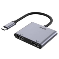 MOBICUBE 2-Port USB-C 4K HDMI Dual Monitor Multi USB Hub (EM-2HP)